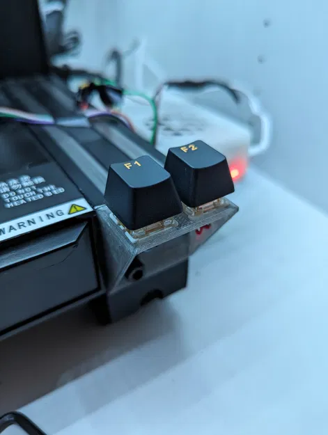 Nắp chụp thanh nhôm 4040 - Đế gắn 2 keyswitch - Image 1