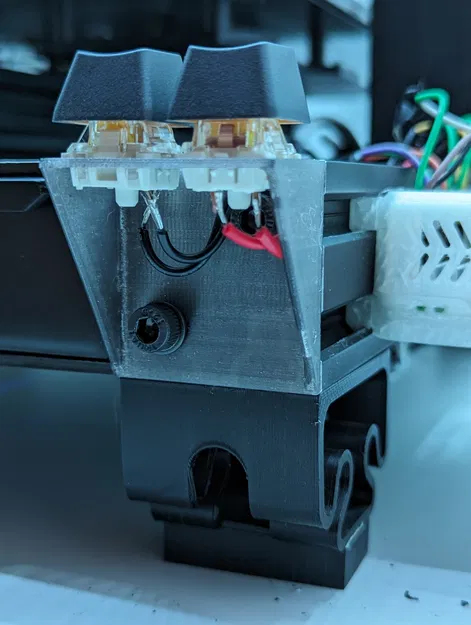 Nắp chụp thanh nhôm 4040 - Đế gắn 2 keyswitch - Image 2