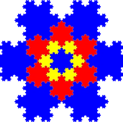 Cây Thông Giáng Sinh - Bông Tuyết Koch Kép Xoay Ngược Chiều