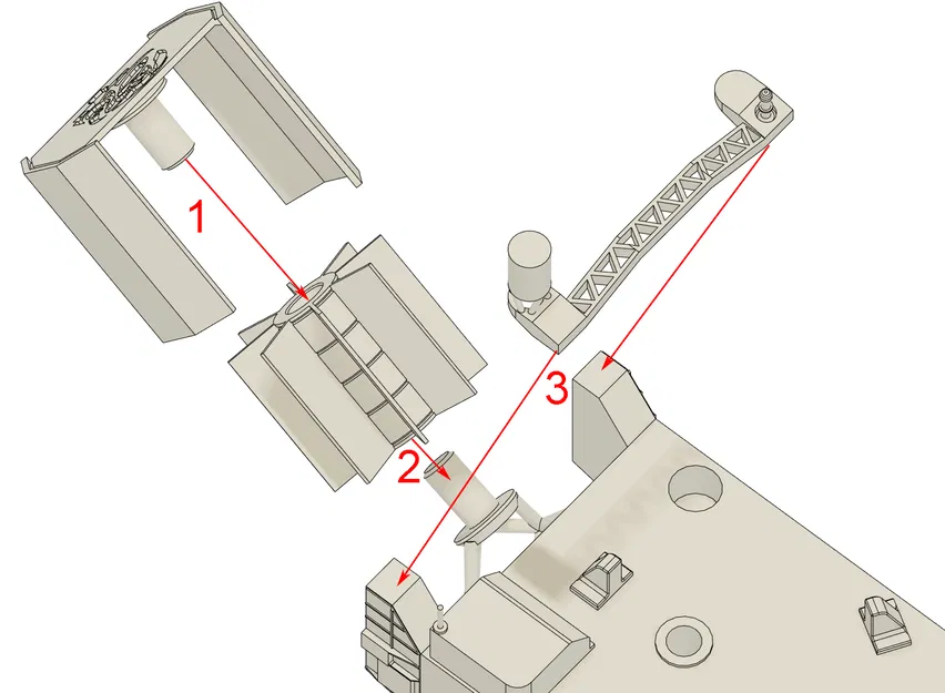 Mô hình Xe tự hành Sao Hỏa M2020 Perseverance - Image 6