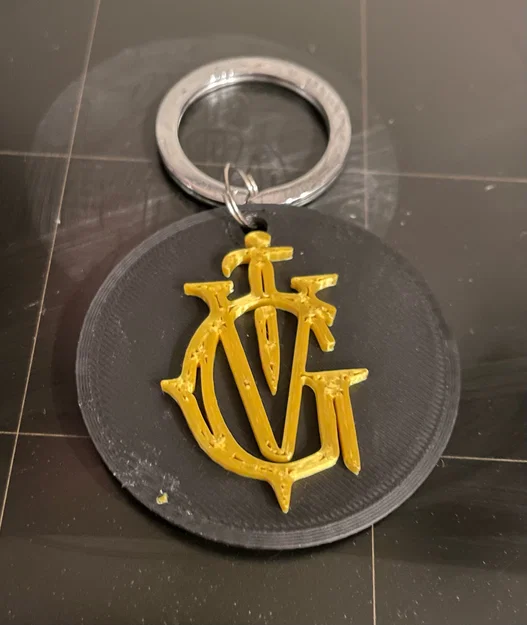 Móc Khóa Biểu Tượng Grishaverse Hai Mặt Đơn Giản - Image 1