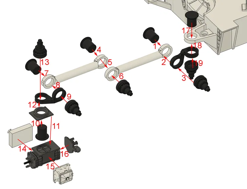 Mô hình Xe tự hành Sao Hỏa M2020 Perseverance - Image 7