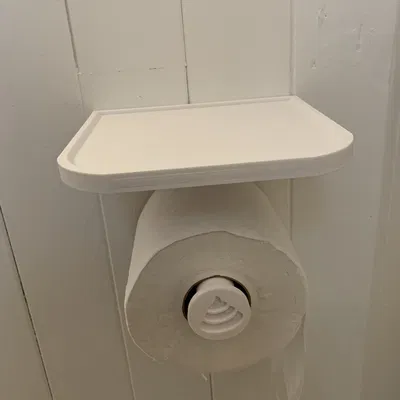 Giá Đỡ Giấy Vệ Sinh Kèm Kệ