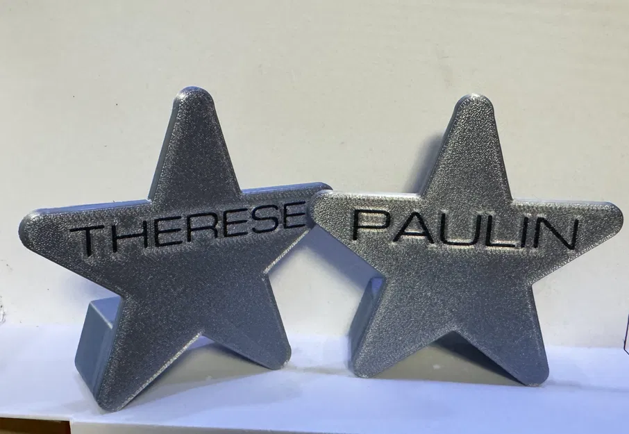 Biển Tên Đặt Bàn Hình Sao - Image 1