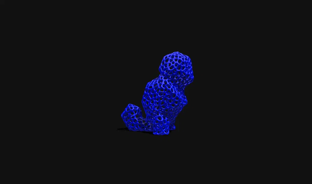 Squirtle Phong Cách Voronoi Low Poly - Image 1