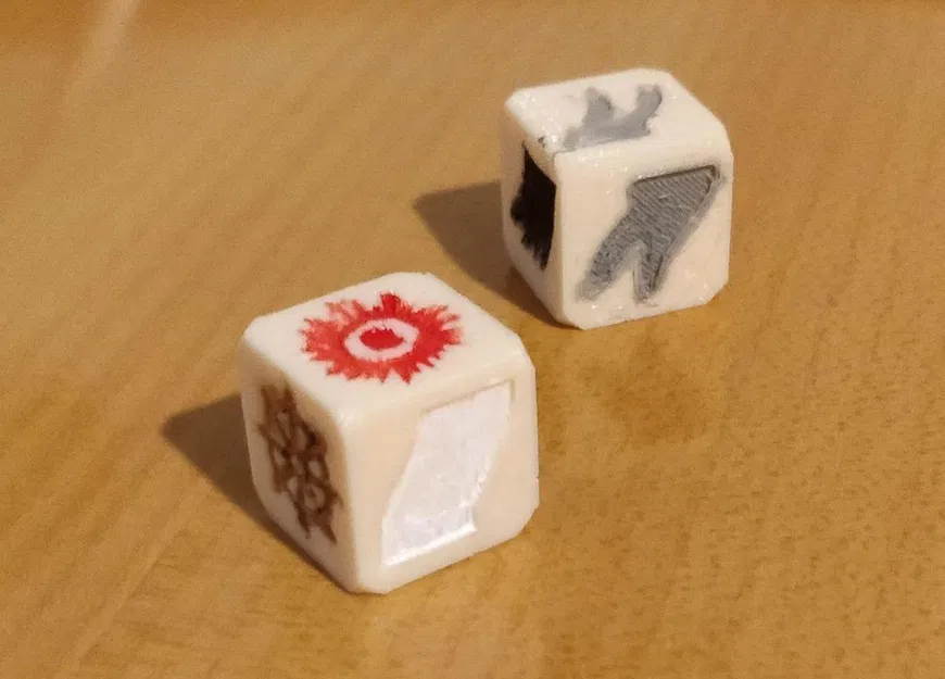 Xúc Xắc Island Siege Khắc 16mm - Image 2