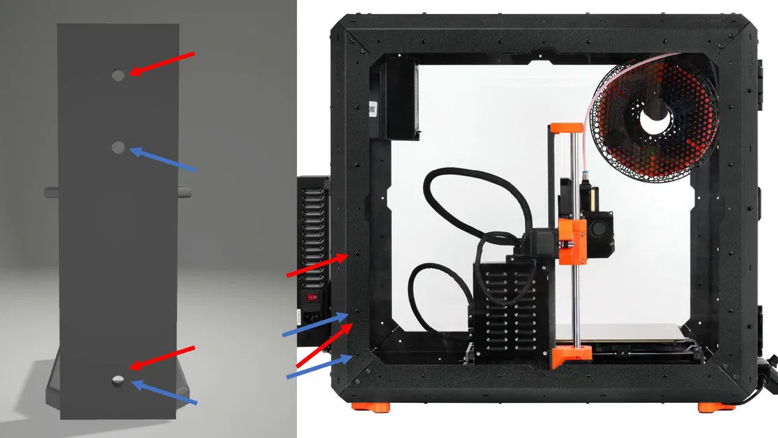 Giá đỡ E-Pump eSun tối ưu cho đế Original Prusa Enclosure - Image 4