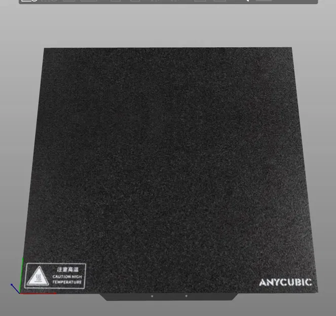 Anycubic Kobra 2 Max - Tấm Lót Phiên Bản Đen Dạng Mô Hình và Vân - Image 1