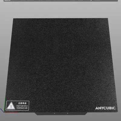 Anycubic Kobra 2 Max - Tấm Lót Phiên Bản Đen Dạng Mô Hình và Vân