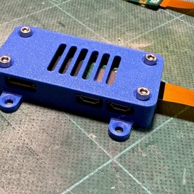 Vỏ Raspberry Pi Zero 2W và chân đế camera xoay