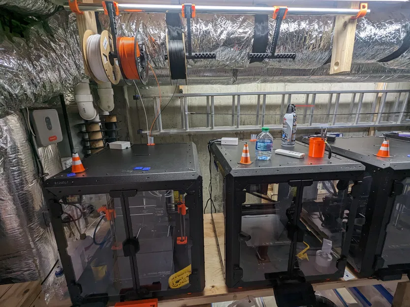 Giá đỡ cuộn dây Prusa i3 cho thanh tròn, giải pháp treo cuộn dây dễ dàng - Image 2