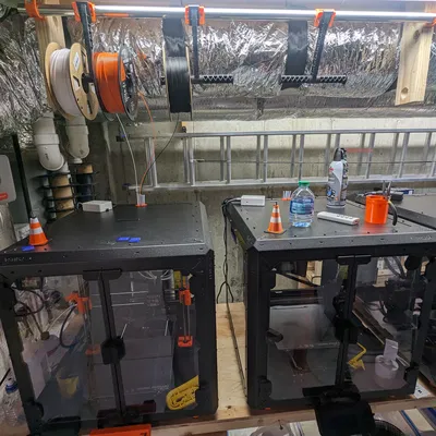 Giá đỡ cuộn dây Prusa i3 cho thanh tròn, giải pháp treo cuộn dây dễ dàng