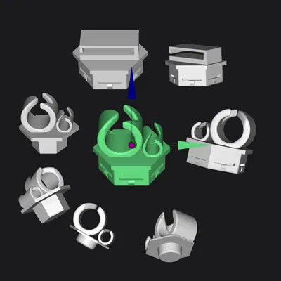 Kẹp Dây Cáp Hình Tổ Ong