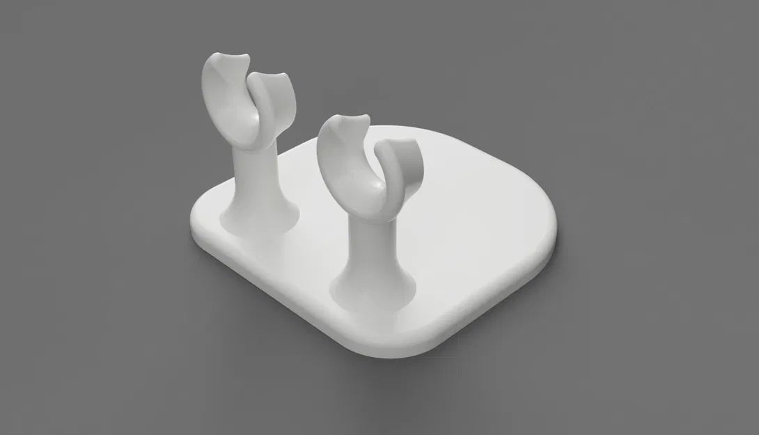 Giá Đỡ Đầu Bàn Chải Sonicare, Treo Tường Đôi - Image 3