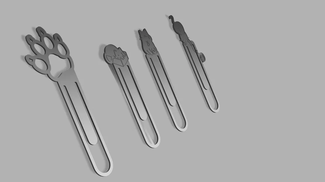 Bộ Sưu Tập 8 Bookmark "Charming Critters": Mèo Tinh Nghịch & Chân Chó Trung Thành - Image 3