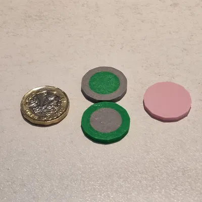 Token Chiếc Giỏ Hàng Hình Đồng Xu Pound Anh (Kiểu Dáng Giống Thật)