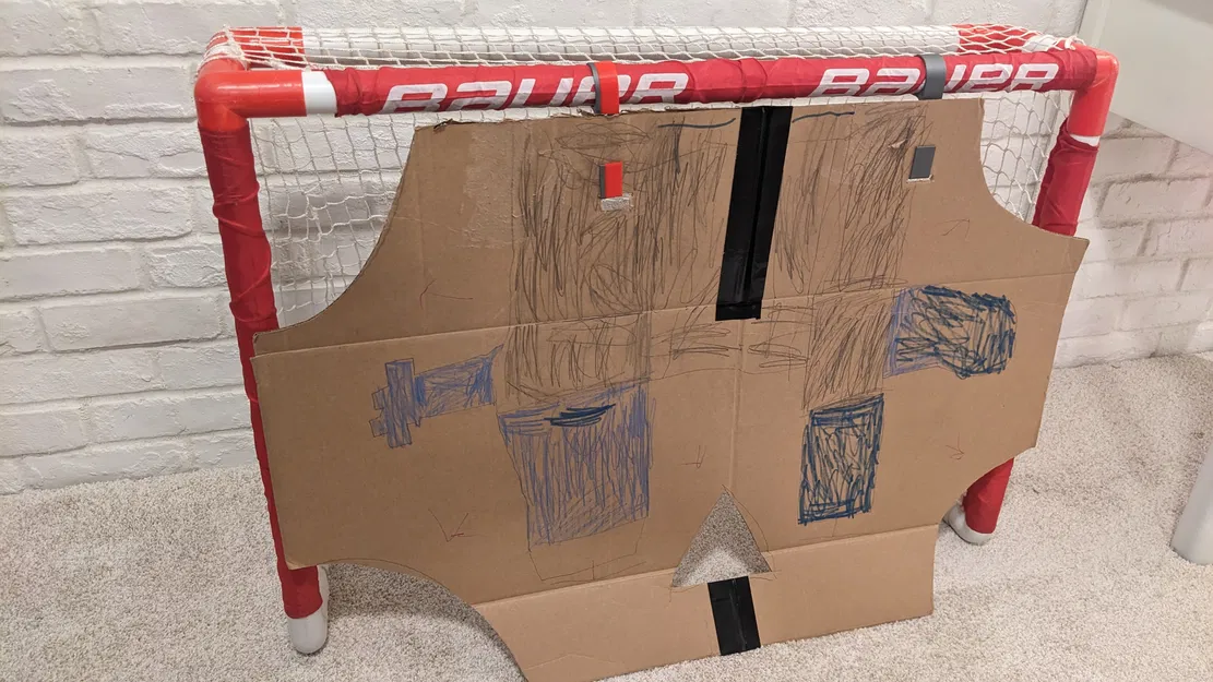 Móc Tập Luyện Bắn Súng Cho Khung Thành Hockey PVC Bauer Mini - Image 3