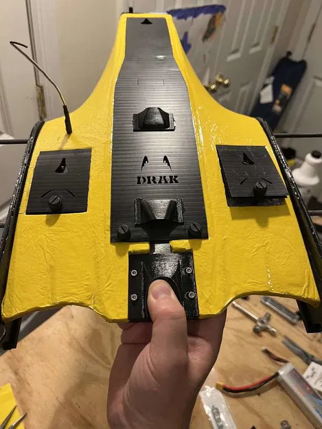 Ốp động cơ đôi Mini Drak có nắp tháo rời - Image 4