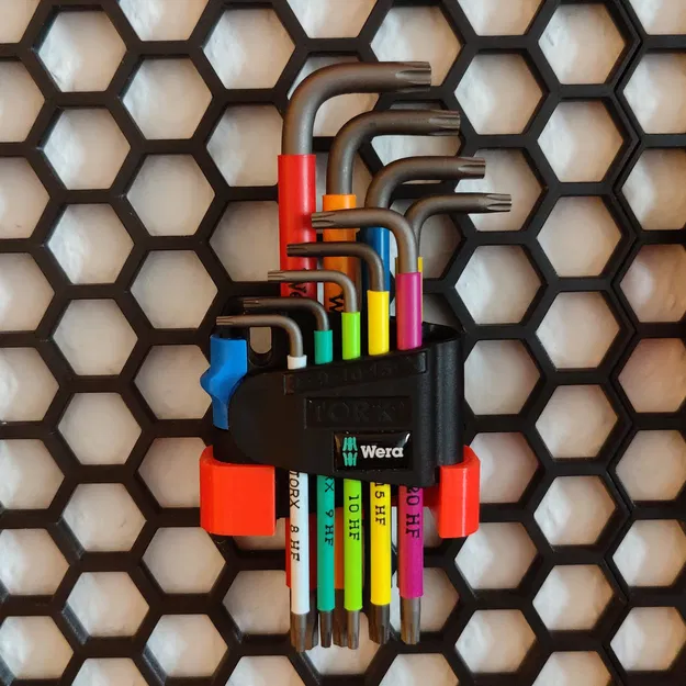 Đế Giữ Tổ Ong Treo Tường Cho Bộ Lục Giác WERA Torx HF - Image 1