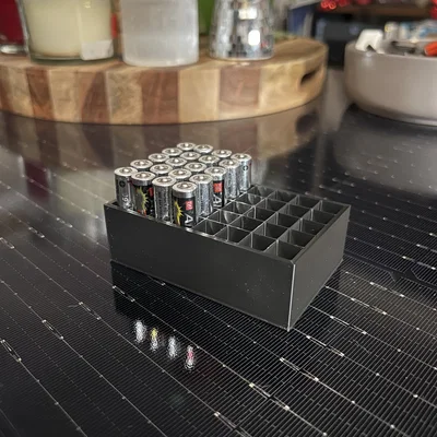 Hộp Đựng 40 Pin AAA Vuông