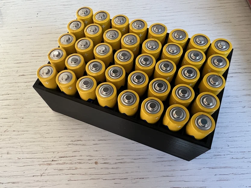 Khay Đựng Pin AA Vuông 40 Viên - Image 1