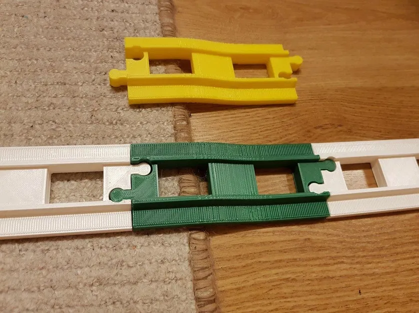 Đường ray tàu LEGO Duplo: thanh thẳng cho thảm (+v2) - Image 1