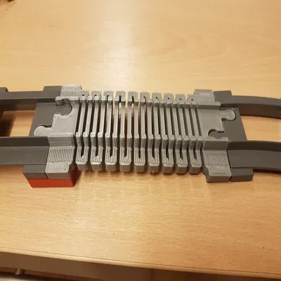 Đường ray tàu LEGO Duplo: loại thẳng co giãn (full size)