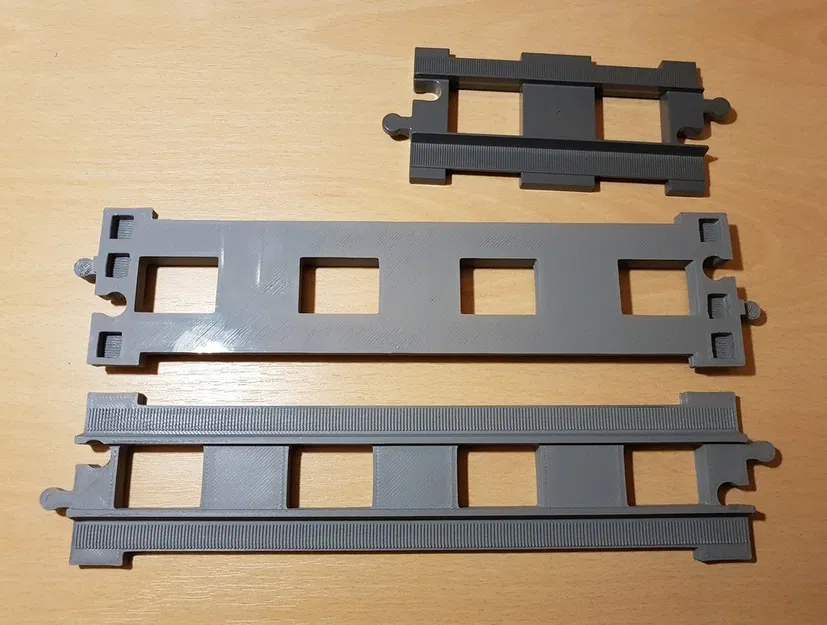 LEGO Duplo Đường Ray Xe Lửa: Thẳng (Gấp Đôi Kích Thước Cho Cầu) - Image 1