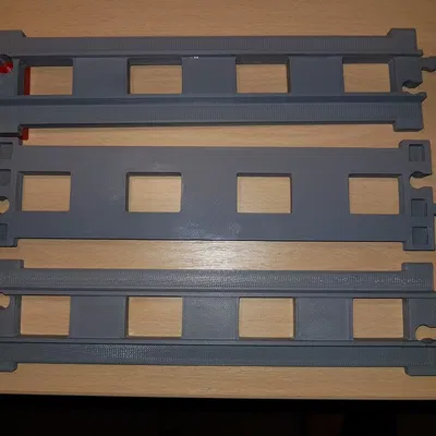 LEGO Duplo Đường Ray Xe Lửa: Thẳng (Gấp Đôi Kích Thước Cho Cầu)