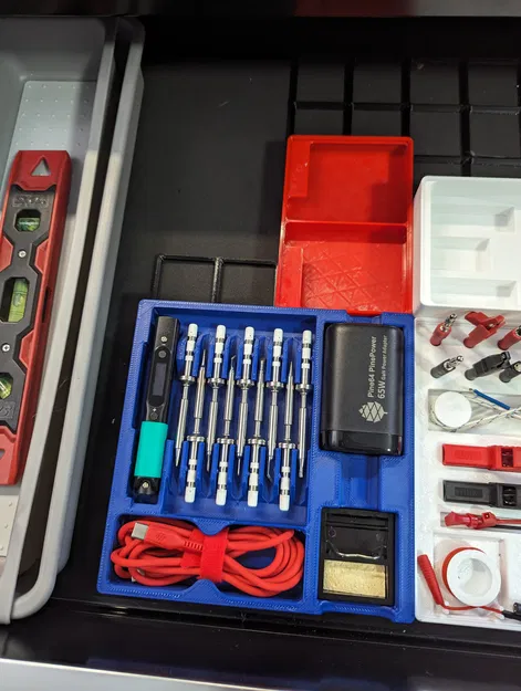 Hộp đựng Pinecil hỗ trợ Gridfinity - Image 1