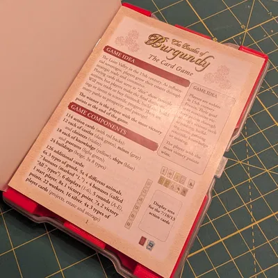 Hộp Chèn In Ảnh Cho Board Game Castles of Burgundy