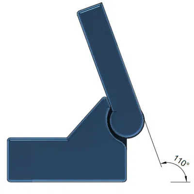 Bản lề cửa silo Baxi tpk HS20