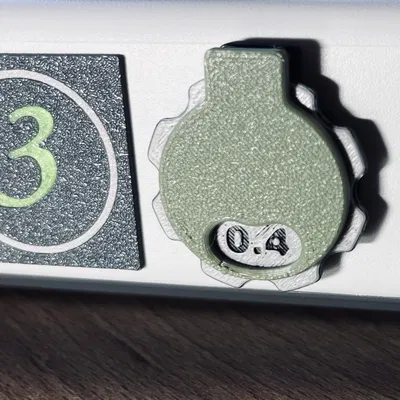 Chỉ Báo Bép (Nozzle) Điều Chỉnh Được Cho Các Cỡ 0.2, 0.4, 0.6, 0.8mm Phổ Biến