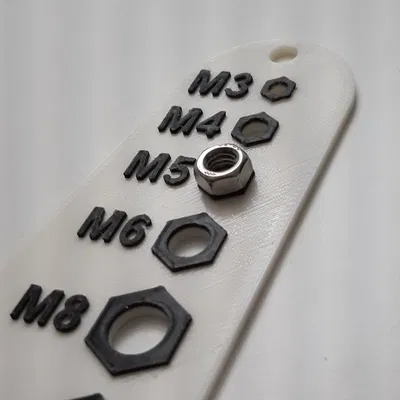 Thước đo bước ren cho ốc vít / bu lông theo hệ mét