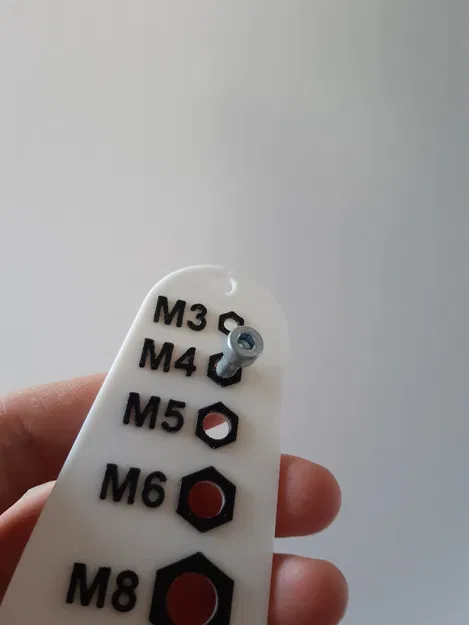 Thước đo bước ren cho ốc vít / bu lông theo hệ mét - Image 2