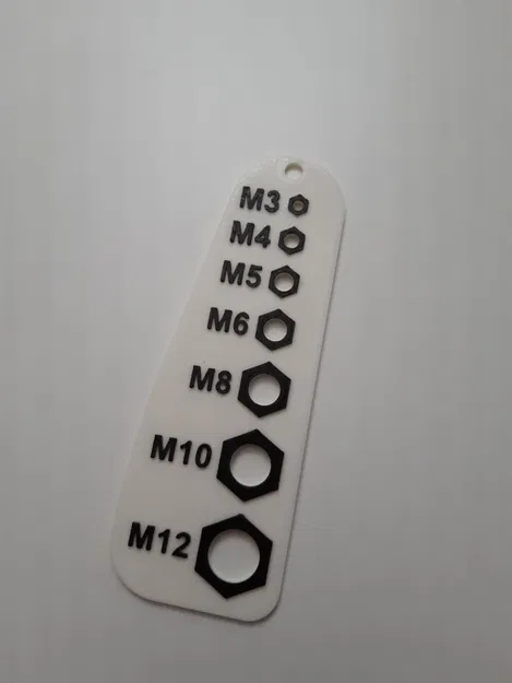 Thước đo bước ren cho ốc vít / bu lông theo hệ mét - Image 3