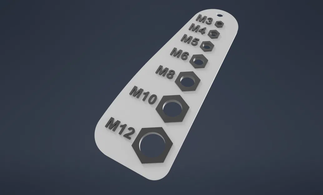 Thước đo bước ren cho ốc vít / bu lông theo hệ mét - Image 4