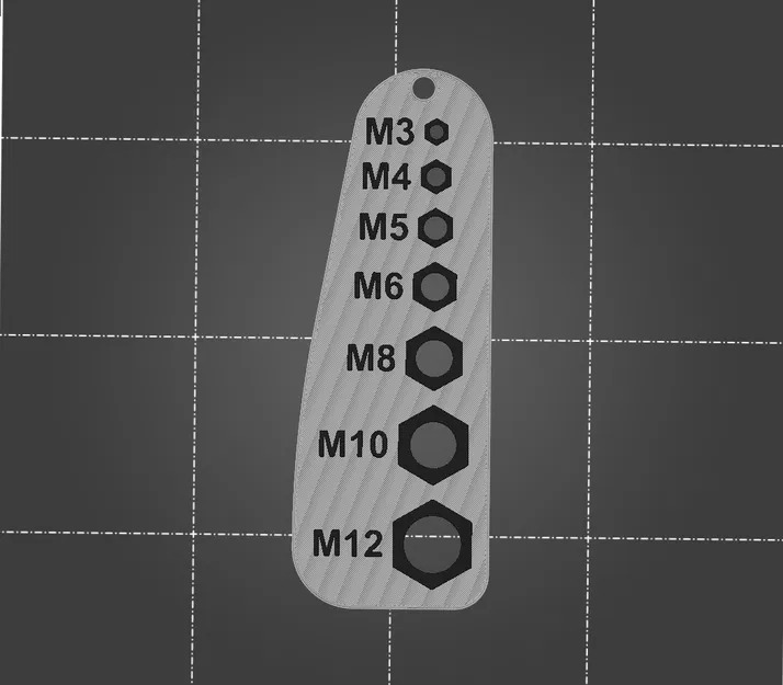 Thước đo bước ren cho ốc vít / bu lông theo hệ mét - Image 5