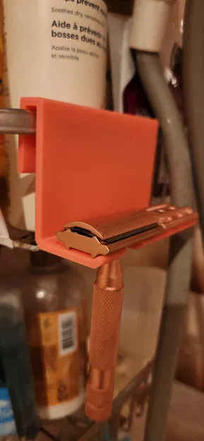 Giá đỡ dao cạo râu an toàn có chỗ cho đầu cạo dự phòng - Image 1