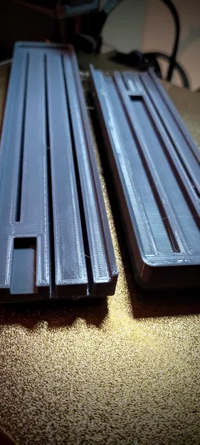 Khuôn Giữ Thước Kẻ & Bút Chì Gridfinity - Bộ Tổ Chức Chia Đôi 1x9 - Image 5