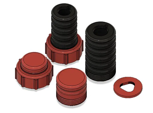 MTW-60 Nhựa In 3D - Nút Bịt Bảo Vệ Cho Đầu Nối Chống Nước MT-60 - Image 1