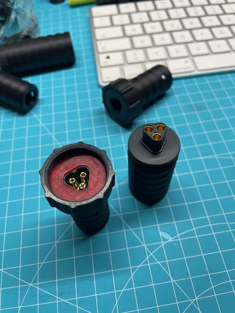 MTW-60 Nhựa In 3D - Nút Bịt Bảo Vệ Cho Đầu Nối Chống Nước MT-60 - Image 3