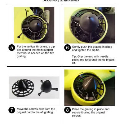 Chống cánh quạt cho drone lặn biển Fifish V6 và V6S