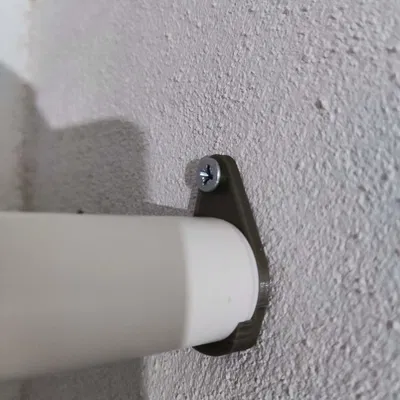 Giá đỡ thanh treo rèm IKEA (file STEP)