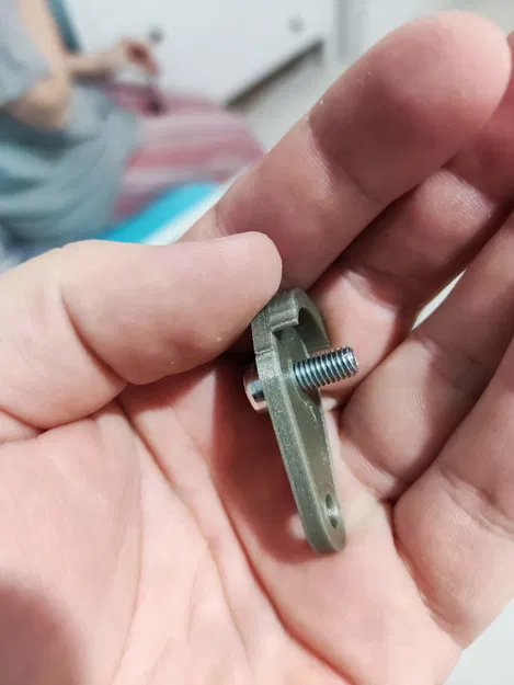 Giá đỡ thanh treo rèm IKEA (file STEP) - Image 2