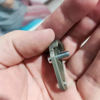 Giá đỡ thanh treo rèm IKEA (file STEP)