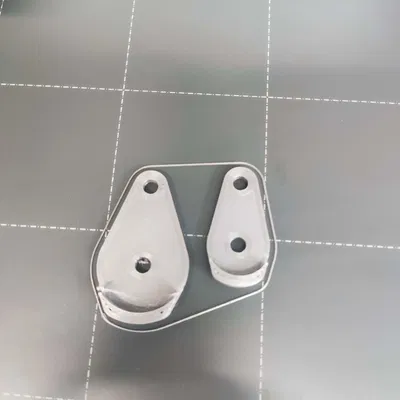 Giá đỡ thanh treo rèm IKEA (file STEP)