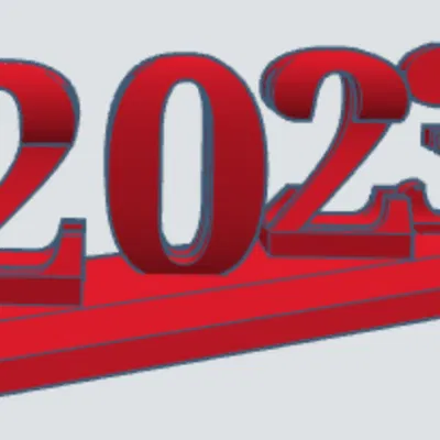 Chữ Lật Silvester 2023-2024 (50x200mm)