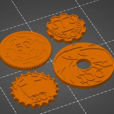 Tiền Monopoly Cho Game D&D Danh Dự Giữa Bè Phái