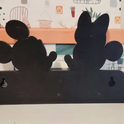 Móc khóa hình chuột Mickey nhiều màu